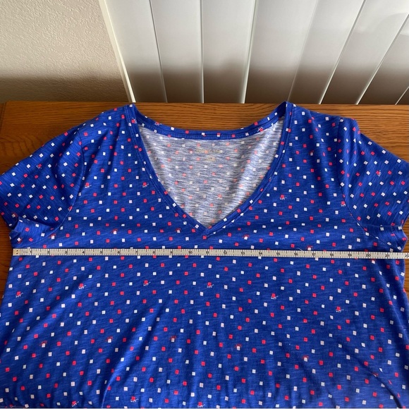 Lilly Pulitzer Etta V-Neck Lilly Squared Size XL - Picture 8 of 8